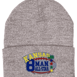 Berne Hickory Cuff Beanie with 8 Man All-Star Patch